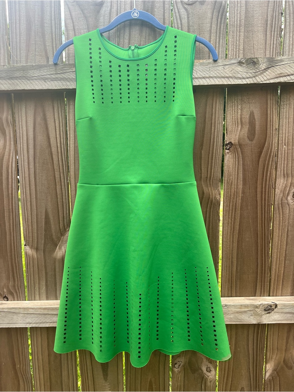 Clover Canyon Emerald Green Zip-Back Dress